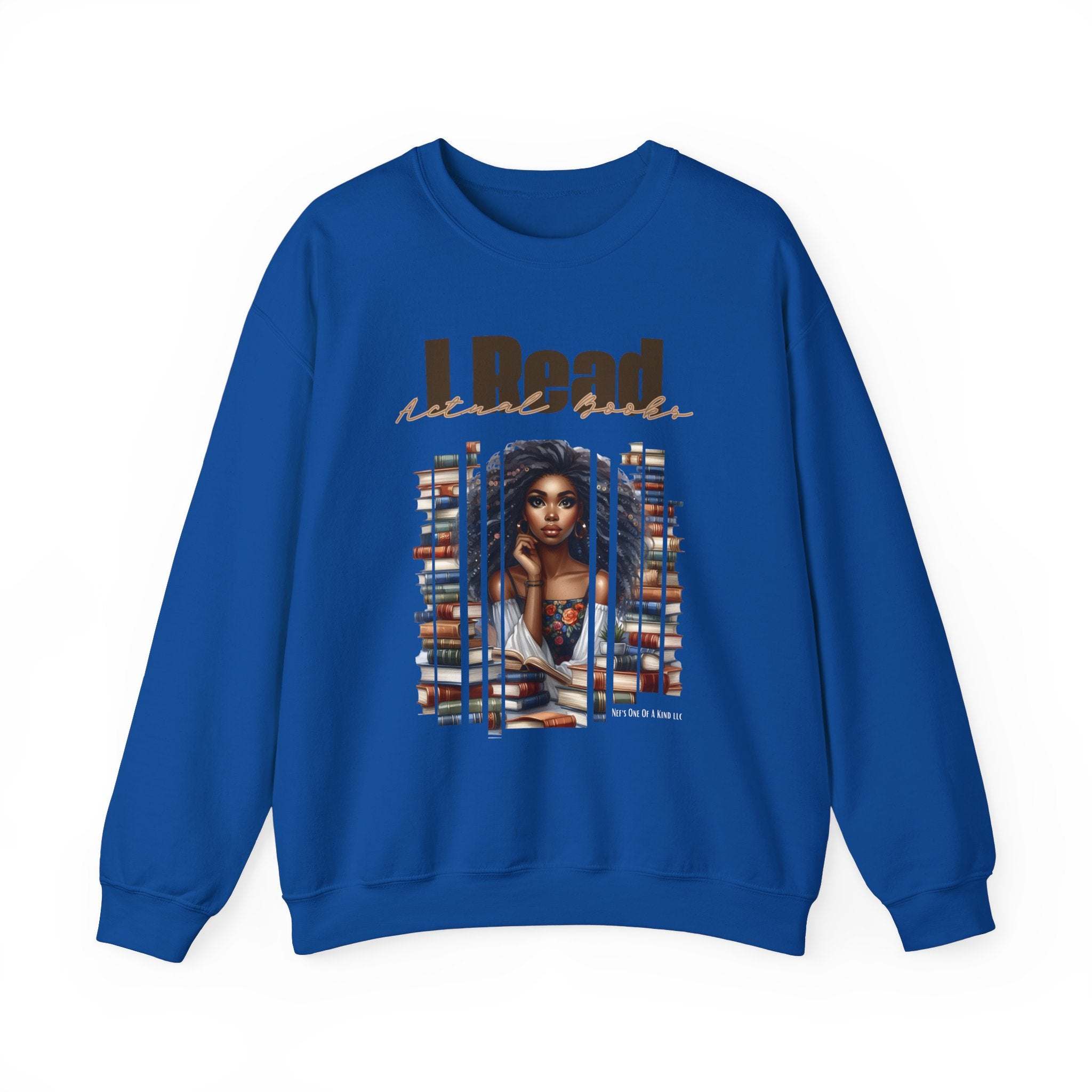read actual books Unisex Heavy Blend™ Crewneck Sweatshirt